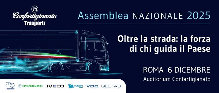 Assemblea Nazionale 2025: “Oltre la strada: la forza di chi guida il Paese” – Roma, 6 dicembre 2025