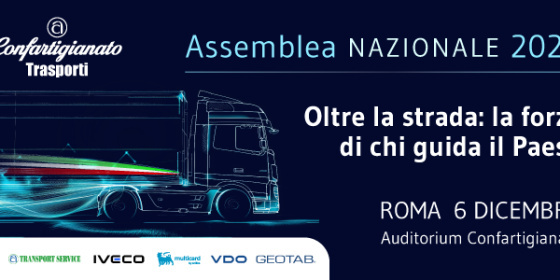 Assemblea Nazionale 2025: “Oltre la strada: la forza di chi guida il Paese” – Roma, 6 dicembre 2025